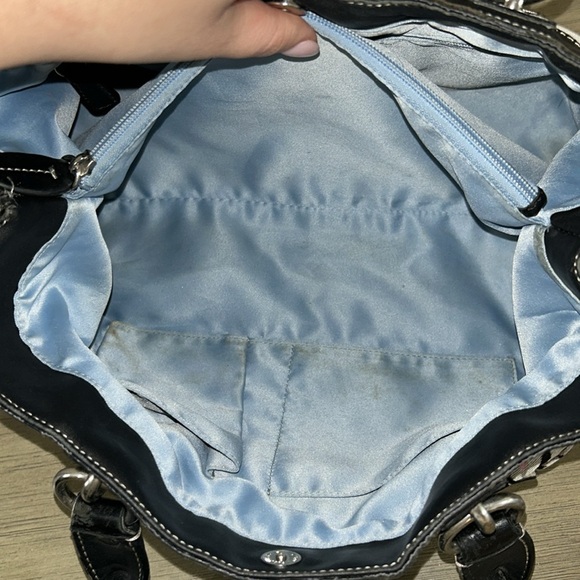 Coach Black and Gray Shoulder Bag - Picture 10 of 12